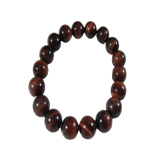 Wholesale Super Quality Chakra Love Style Starch Elastic Bracelet Natural Red Tiger Eye Quartz Crystal Gemstones Beautiful Beads