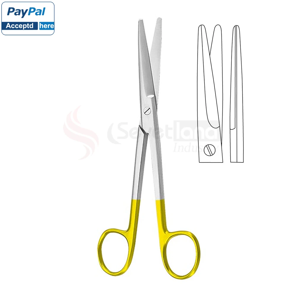 Premium Quality STANDARD operating scissors straight sharp/blunt Surgical Instruments Made German Stainless Steel Scissors