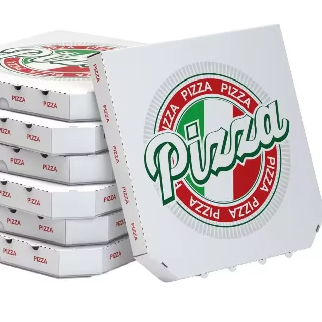 Eco Friendly Customizable Shape Turkish Paper Pizza Boxes for Food Packaging in Industrial Use