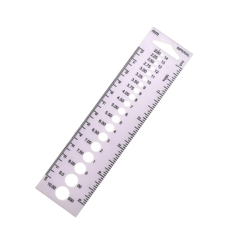 New Style Plastic Knitting Tools Crochet Accessories Gauge Ruler