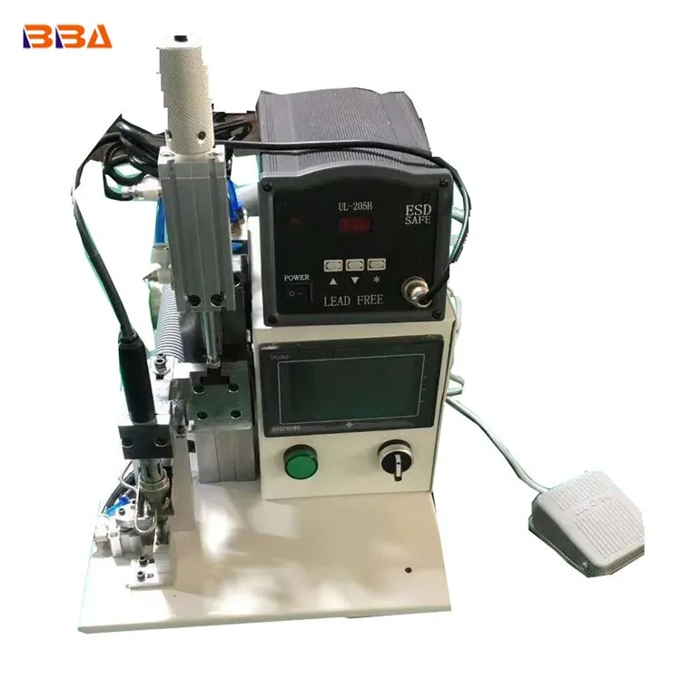 BBA Semi Automatic USB Cable Soldering Machine PCB welding robot Best iron soldering machine for wire cables welding