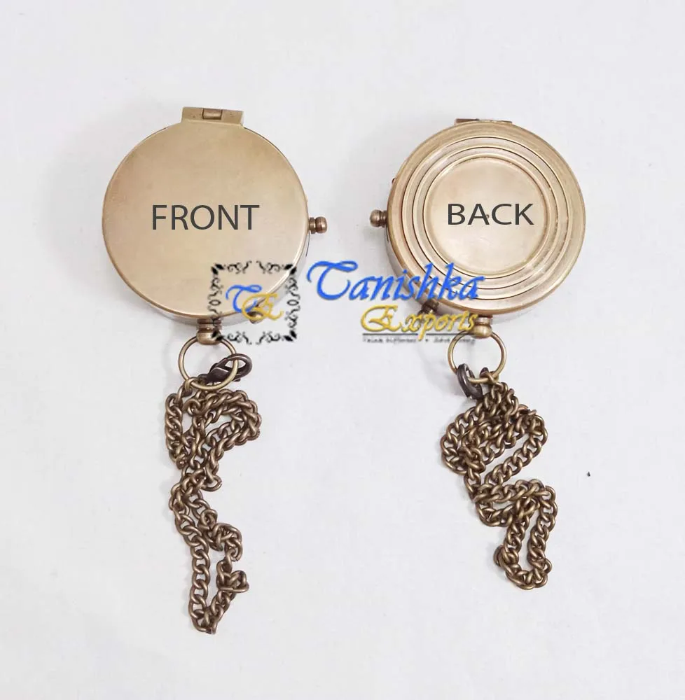 Personalized Working Compass Custom Engraved Brass Handmade Compass Anniversary Gift Compass For Husband