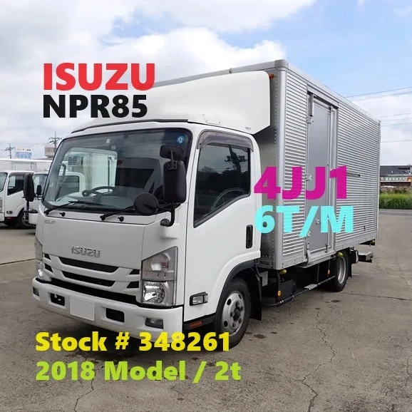 Japanese Used Good Conditioned ELF ISUZU Van Trucks For Sale