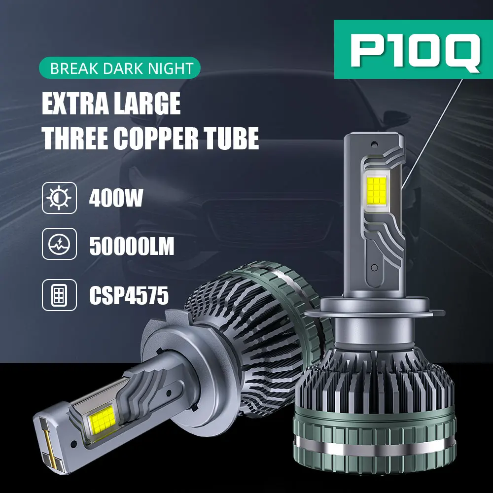 POPNOW 400W Auto Lighting System 50000LM H1 H3 H4 H7 H11 9005 9006 9012 Led Bulb Universal Canbus Led Headlights