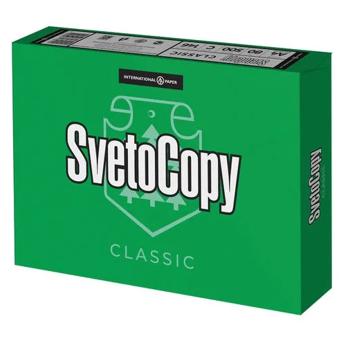 Factory Price Svetocopy A4 Paper 80 GSM / 70GSM