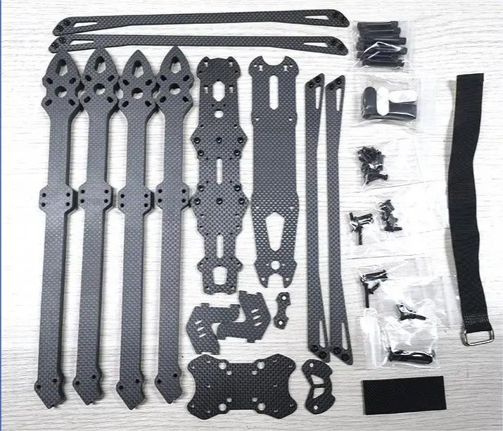 Wholesale drone accessories spare parts, MARK4 V3 13inch Carbon Fiber Kit Frame for FPV Freestyle RC Racing Drone Quadcopter