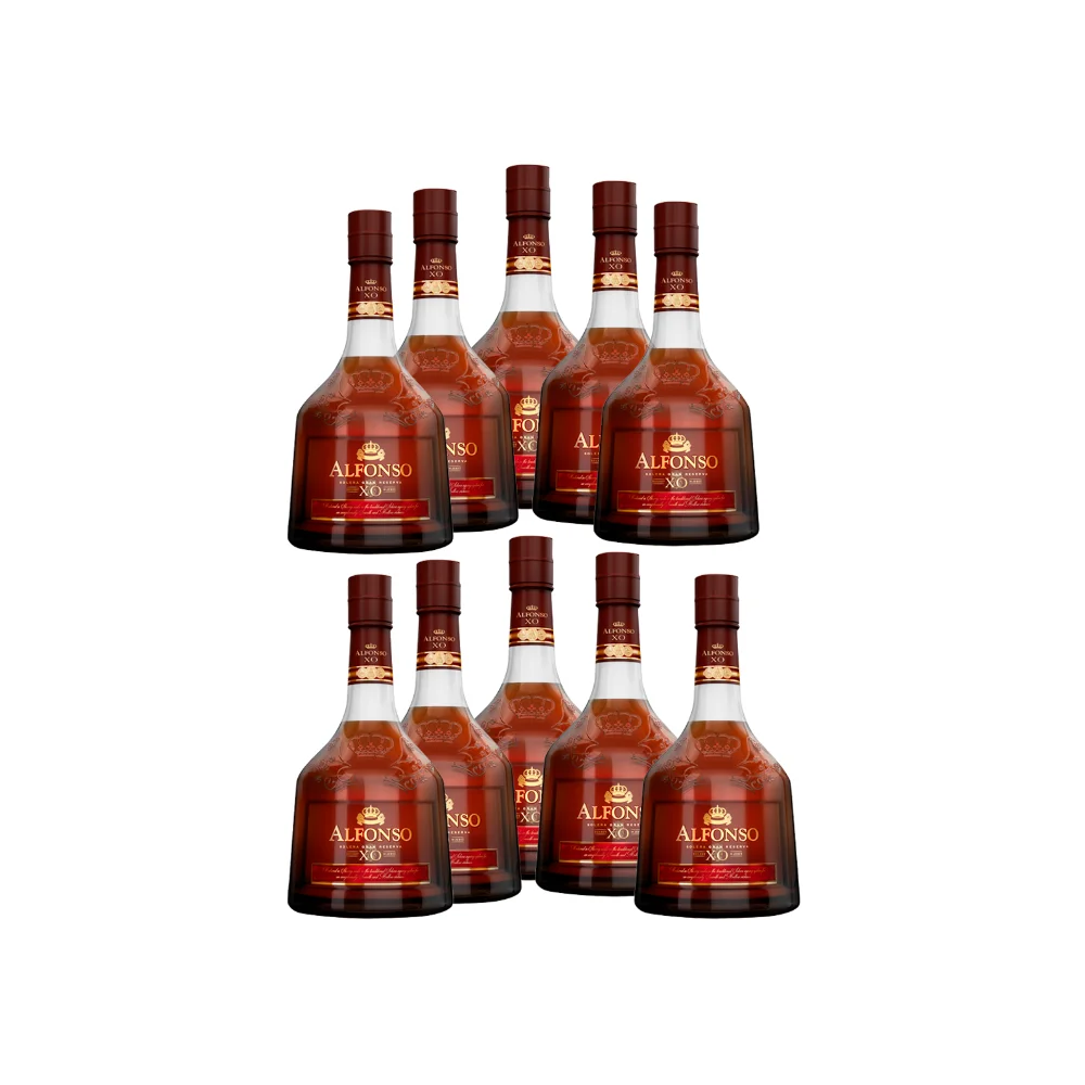 High Demand product of 40% Distilled Wine Spirits Vanilla Notes Slightly Sweet Gift Packing Bottle Packaging Alfonso XO Brandy