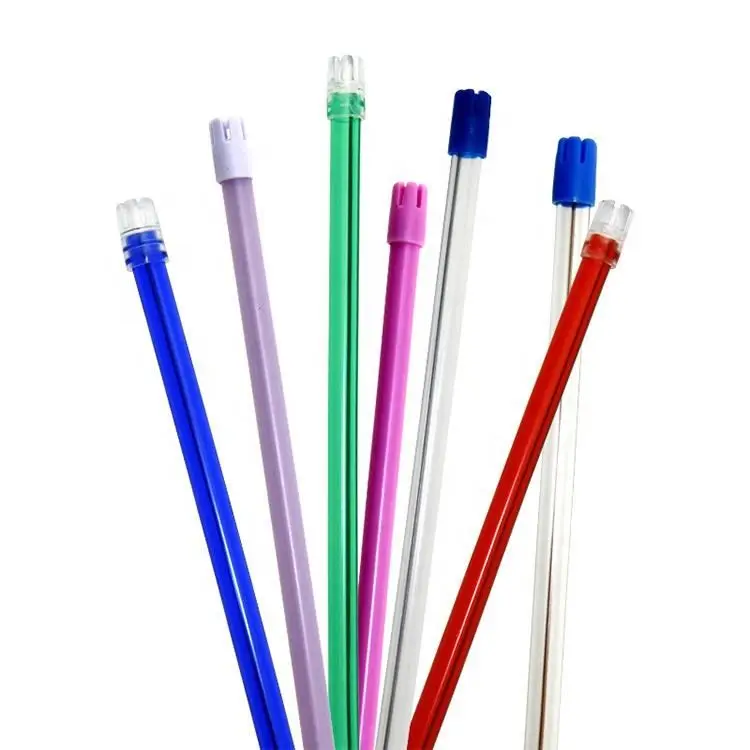 Eco-Friendly Ce Approved Transparent saliva ejector flexible saliva ejector dental