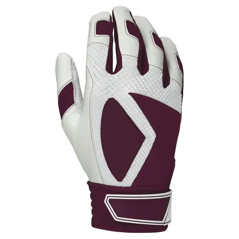 Hot Selling Custom Color Best Quality Softball Batting Gloves Custom Breathable Baseball Batting Gloves