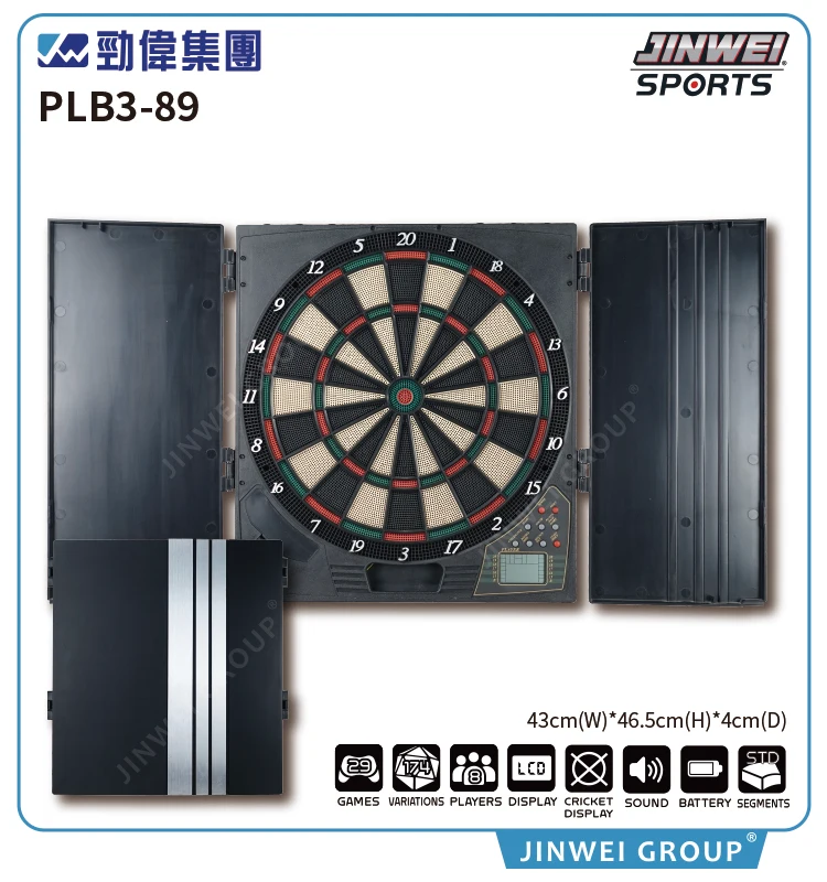 Professional LED Display Dart Game Machine Electronic Dartboard with 6 Darts