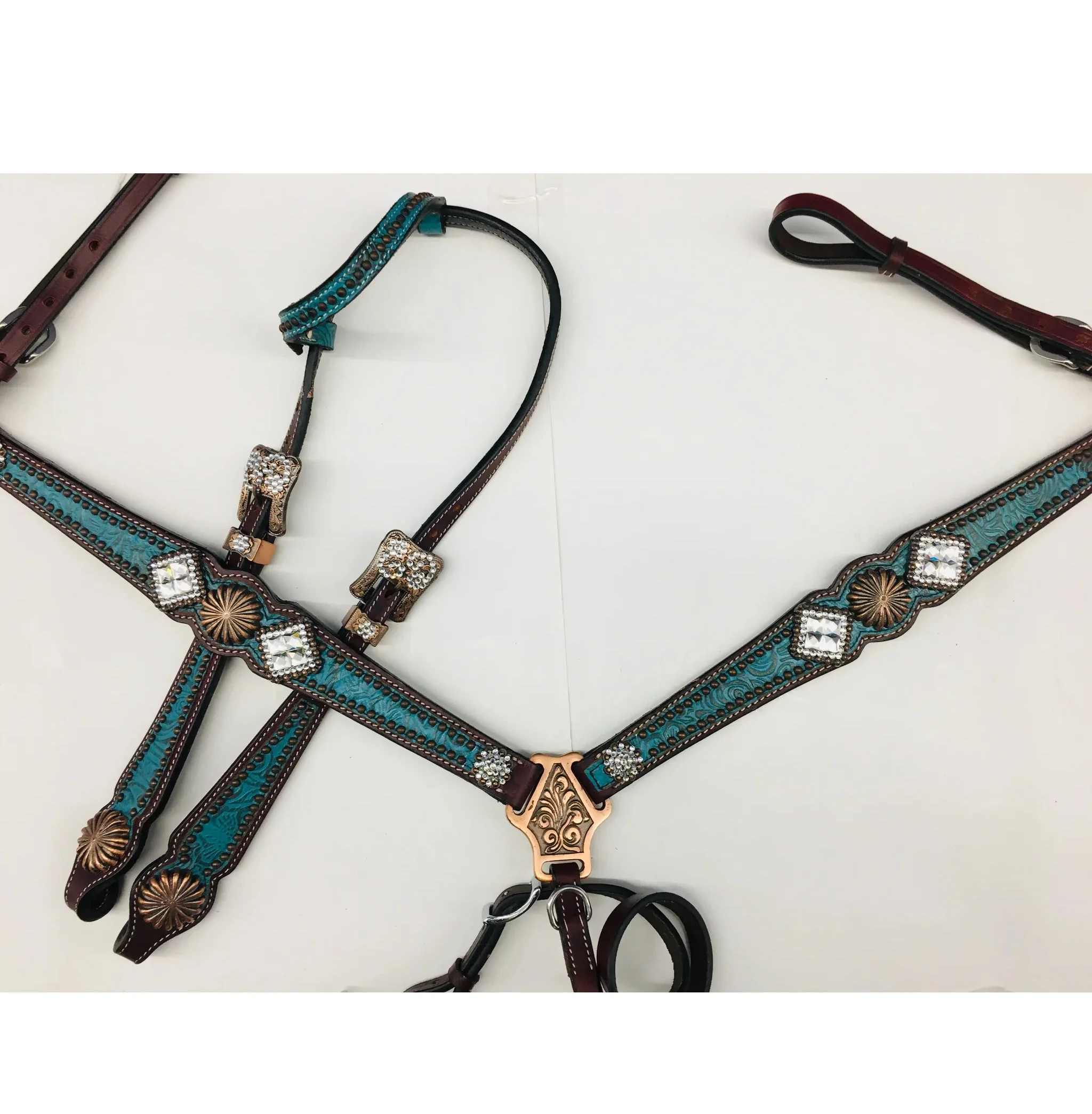 Lightweight Leather Western Horse Headstall For Horse Riding Headstall With 100% Real Genuine Argentina Cow Leather