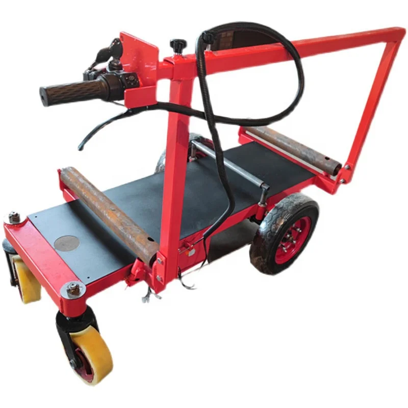 concrete wall panel carrying and transporting trolley