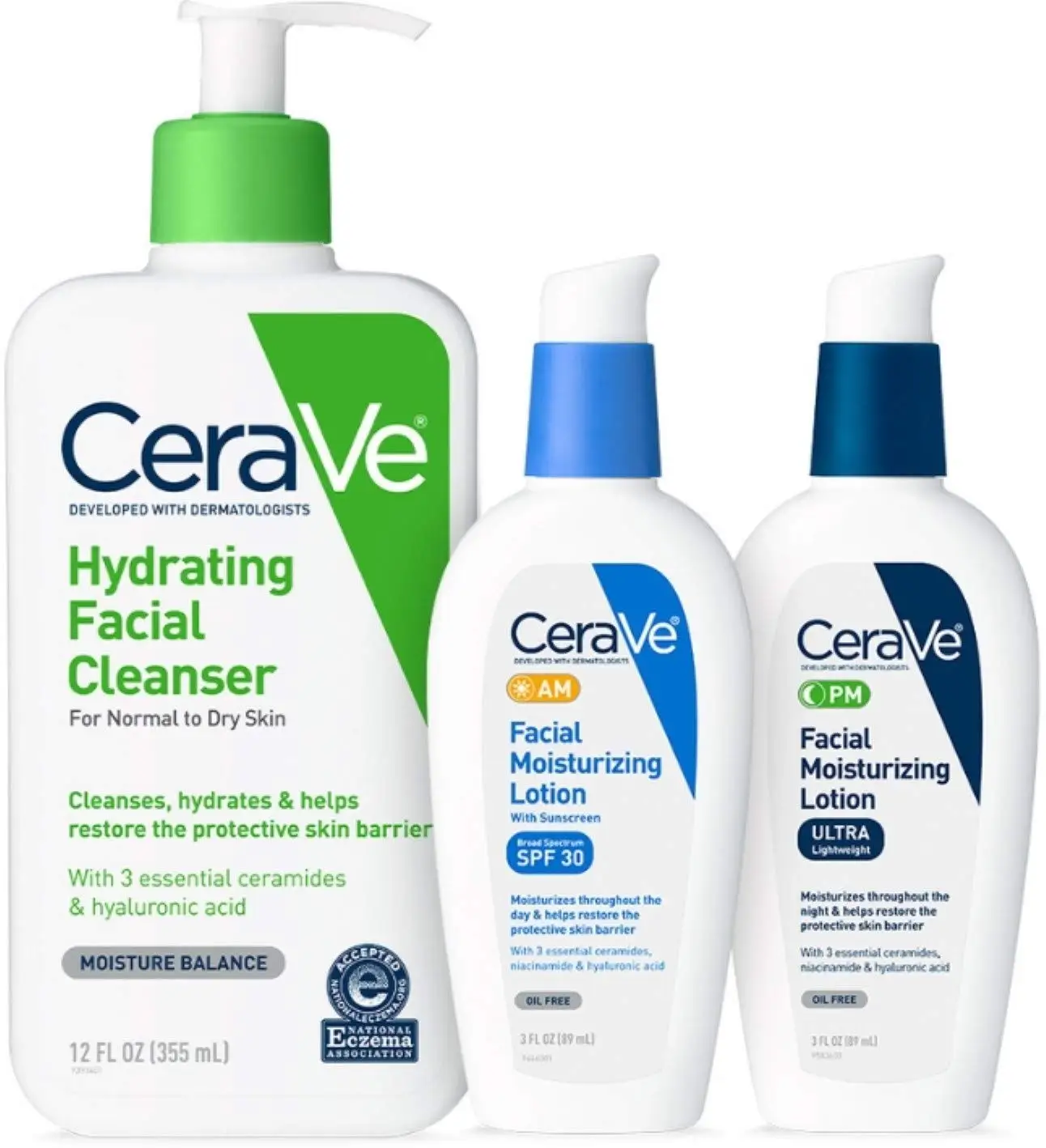 CeraVes Moisturizing Cream and Hydrating Face Wash Trial Combo