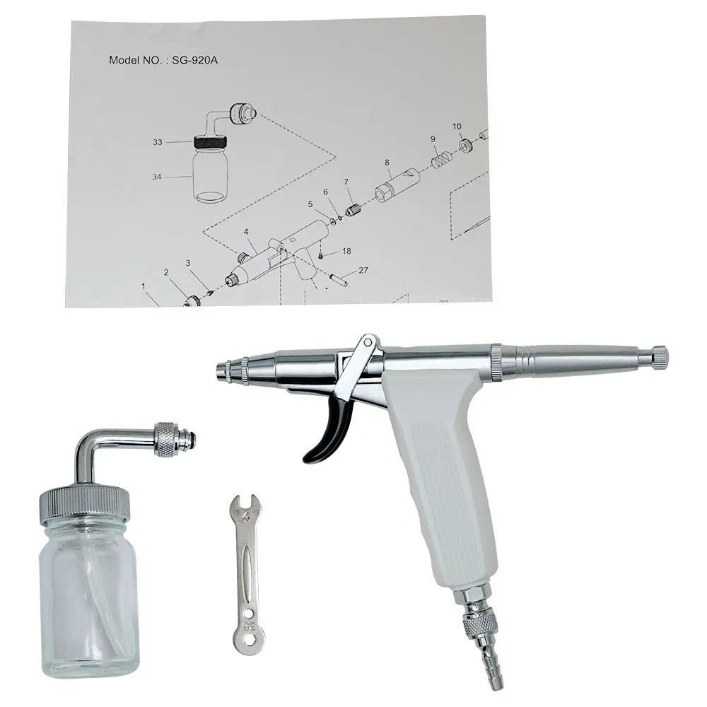 evolution dual action Air powered air brush for auto