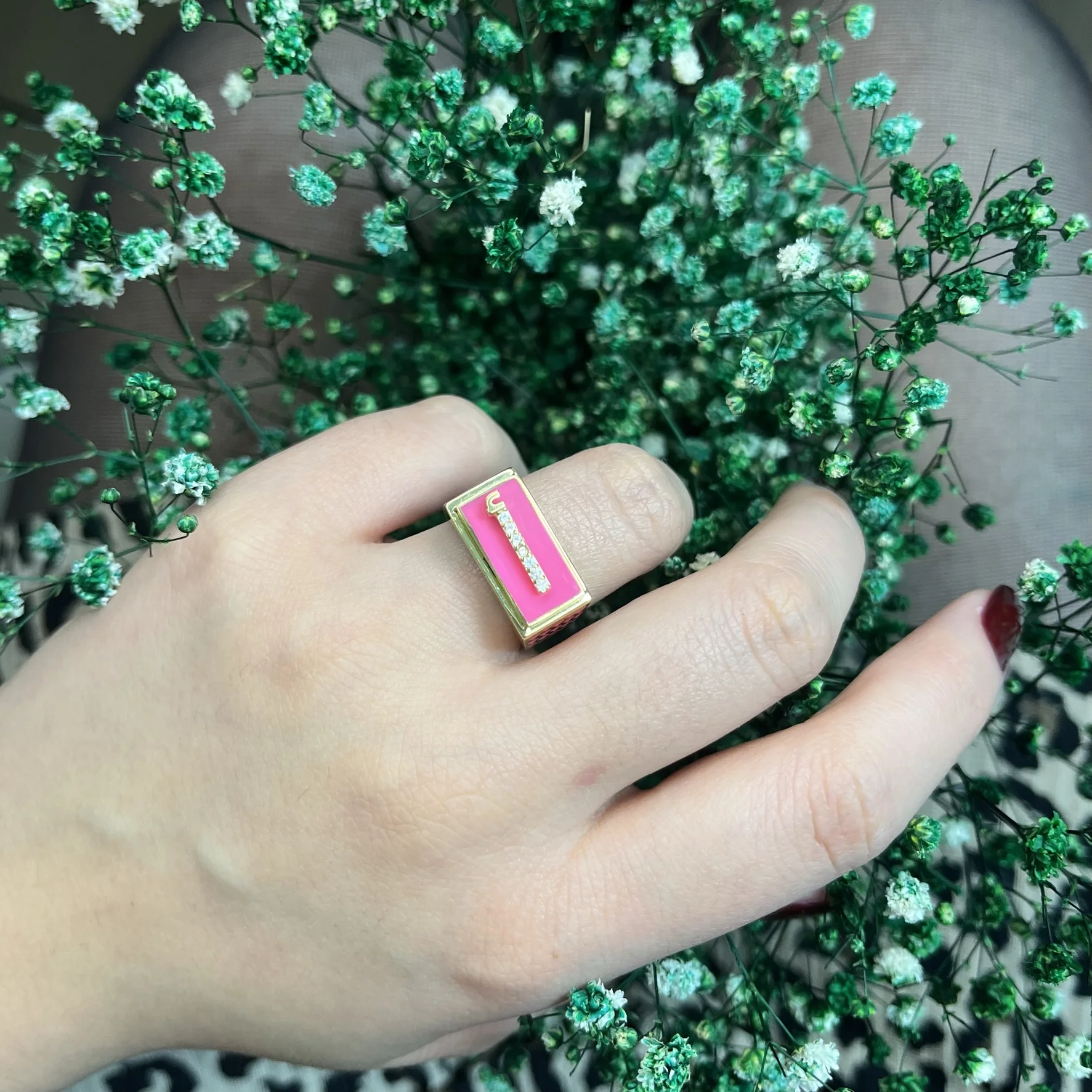 New  Personalized Fashion Luxury Turkish Statement Fine Jewelry Hot Selling Trendy 925 Silver Arabic Letter Custom Islamic Boho