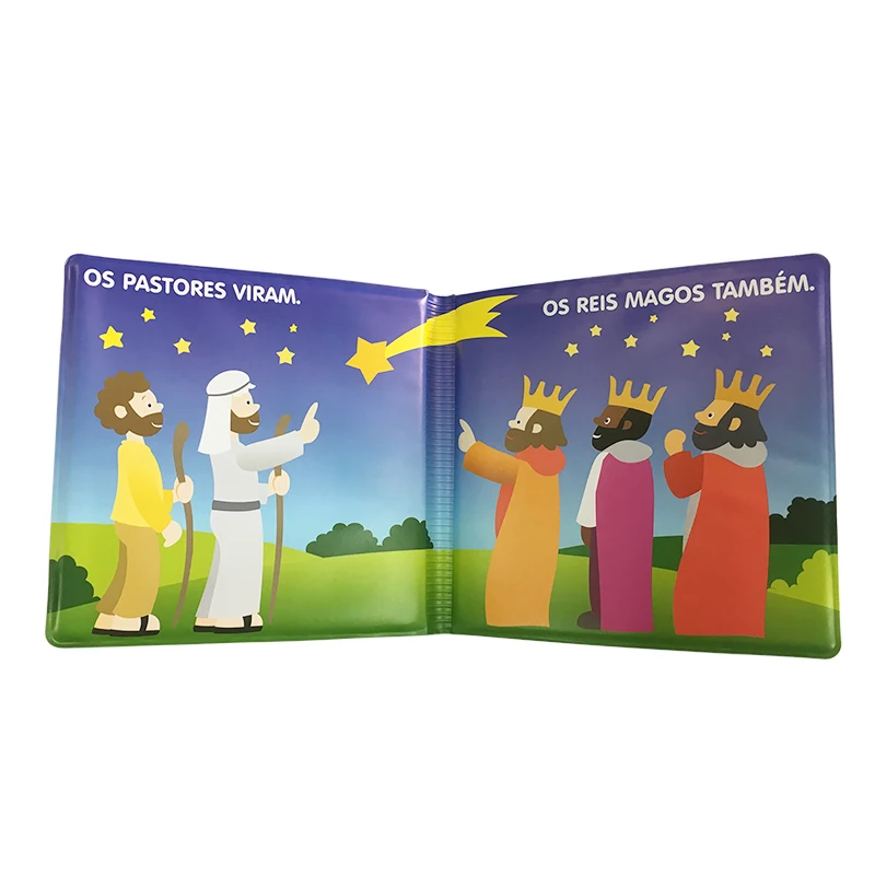 early educational Story book kids painting baby bath book picture  book