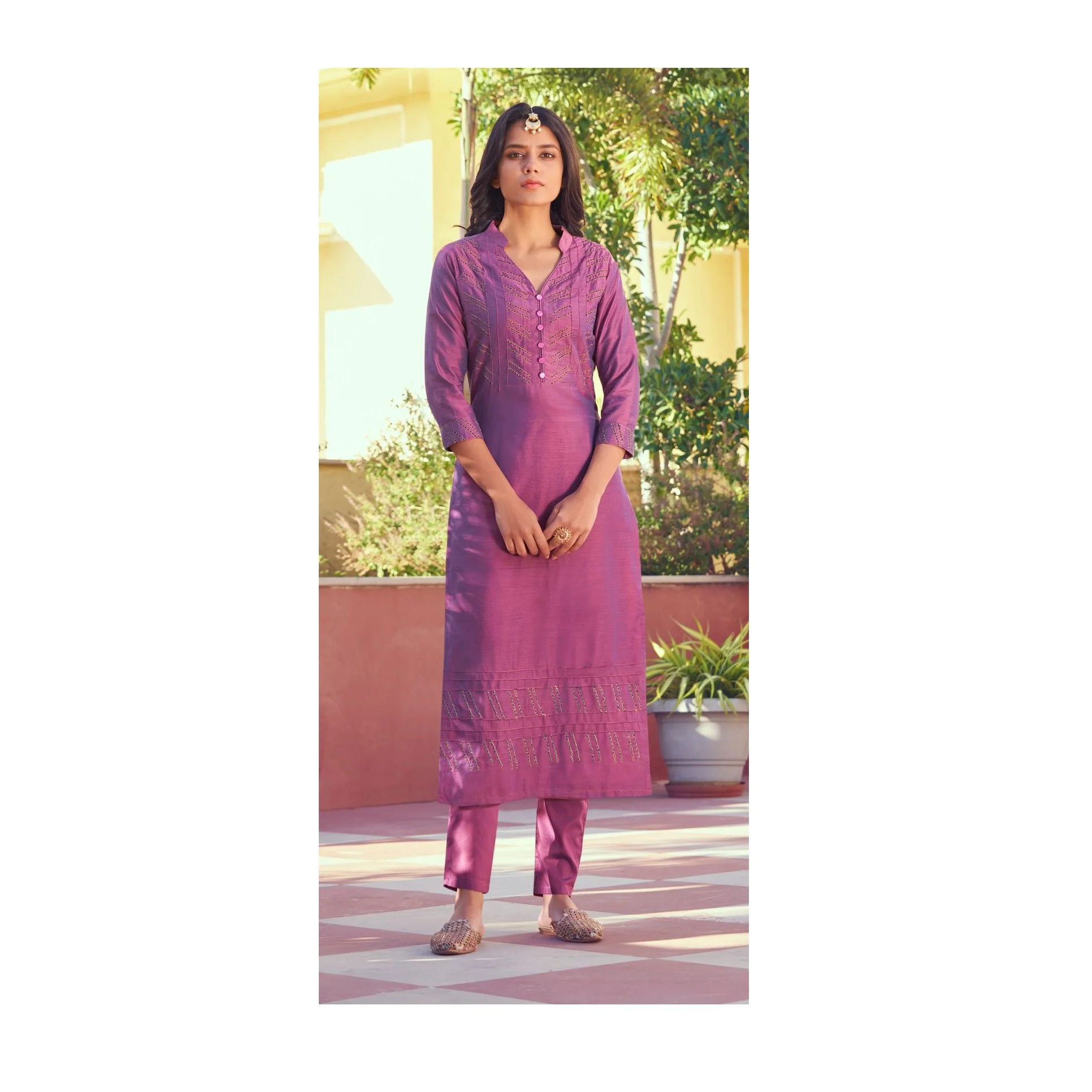 Hot Selling Stylish Long Cotton Kurti For Women for Party and Wedding at Wholesale Price From India for Export