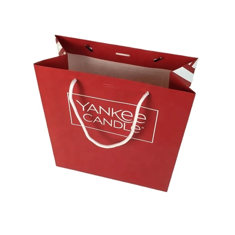 Luxury Customizable Candle Packaging Gift Packing Paper Bags