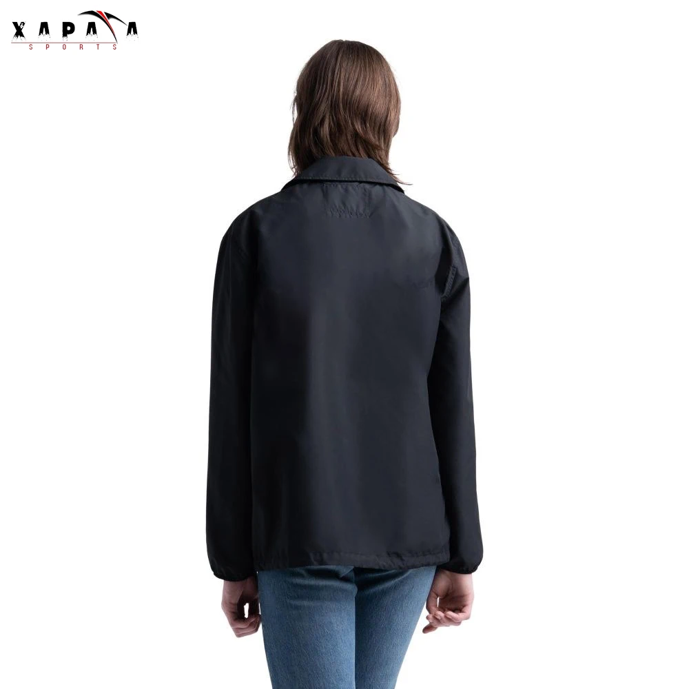 High Quality Custom Anorak Windbreaker Jackets Lightweight Nylon Polyester COaches Jackets for Winter Thin Fabric with Material