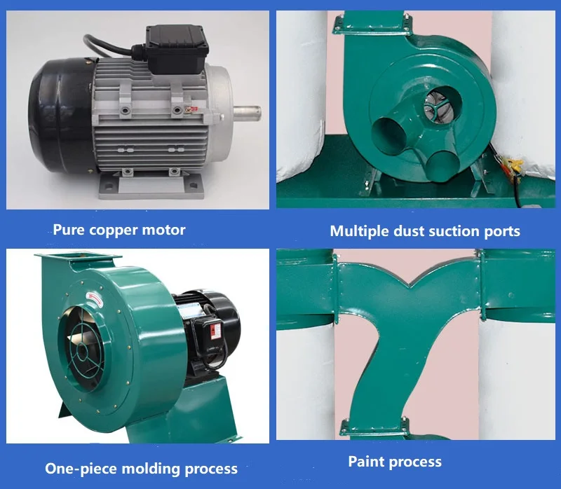 9030 Cnc Router Baghouse Pulse Jet 3kw 380v/220v Industrial Dust Collector With 4bags