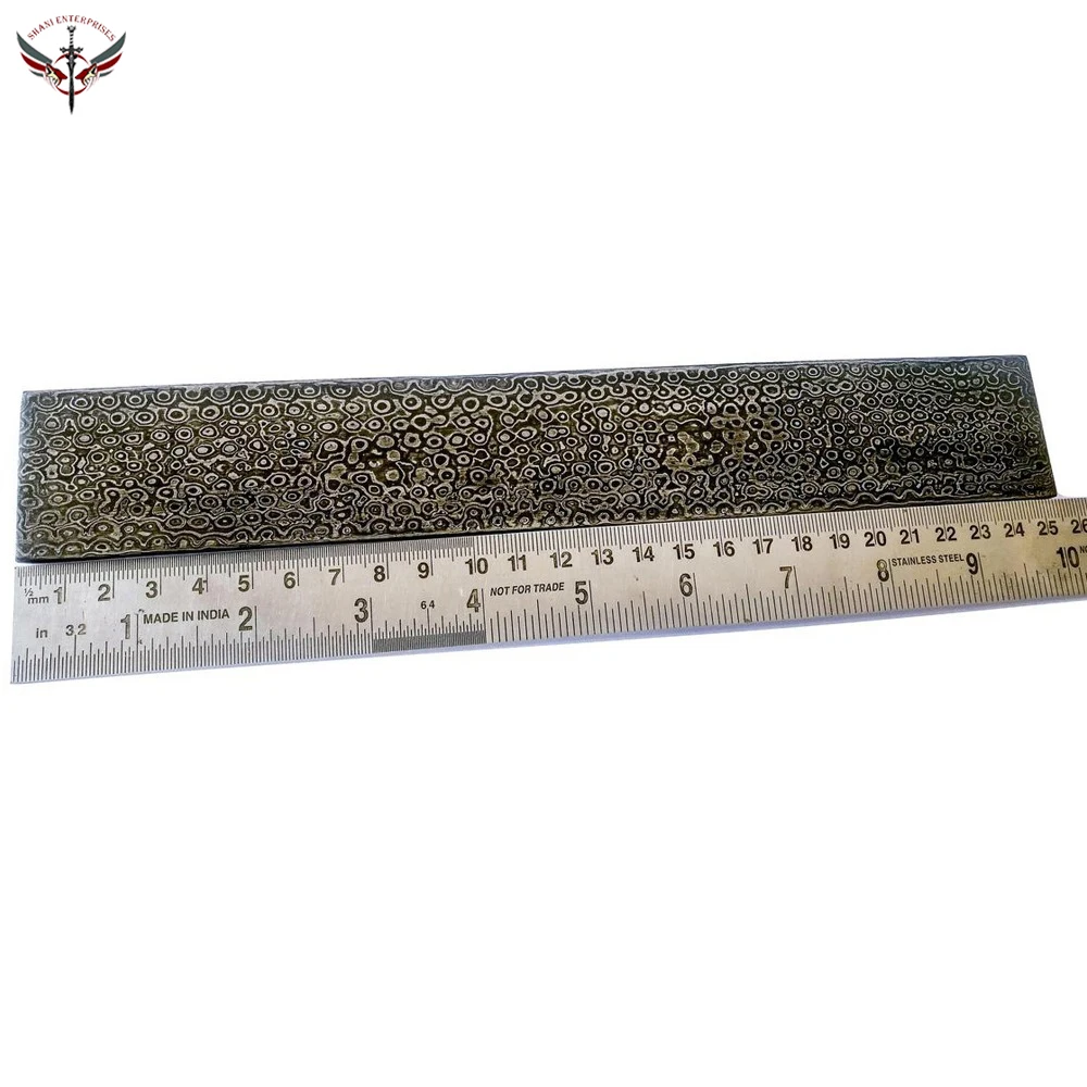 Custom Handmade Damascus Steel Billet For knife Making Blank Fixed Blade Blank Knife