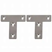 HIgh quality T Slot Metal L Shape Angle Corner Connector For Aluminum Profile Supporting Fixed