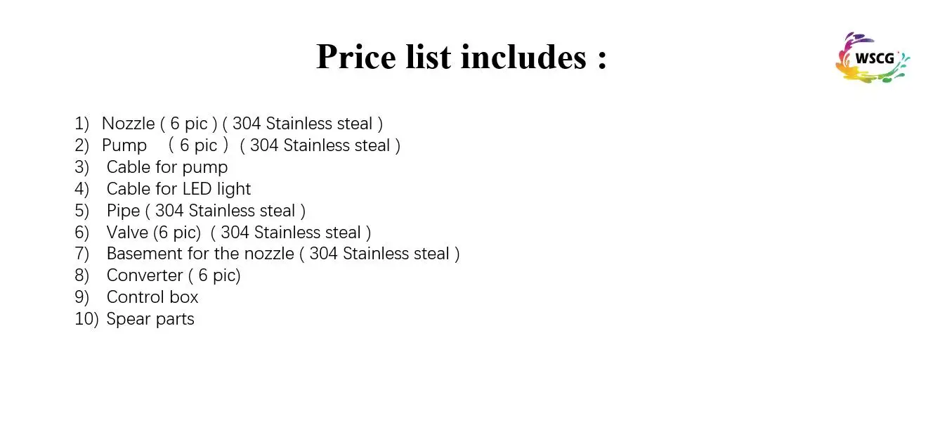 6m Diameter pool with Jumping nozzles/ 6 pcs Laminar Nozzles