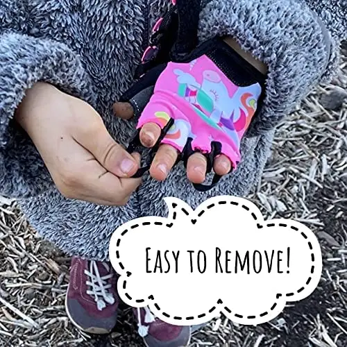 kids Sublimation Cycle Gloves For Out Door Cycling