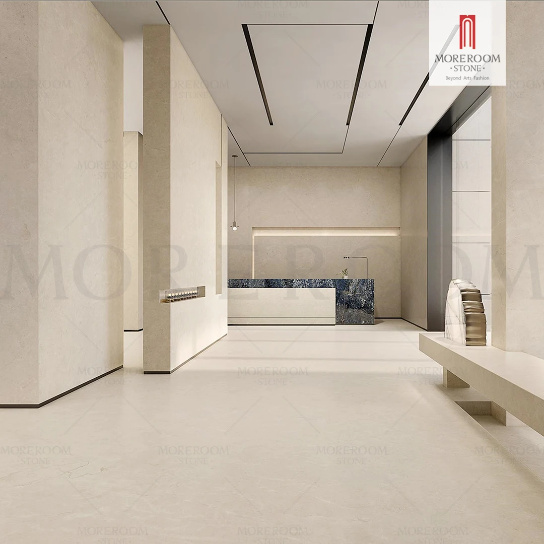 1200*2700mm Crema Marfil Extra Large Format Polished Porcelain Slab Tile