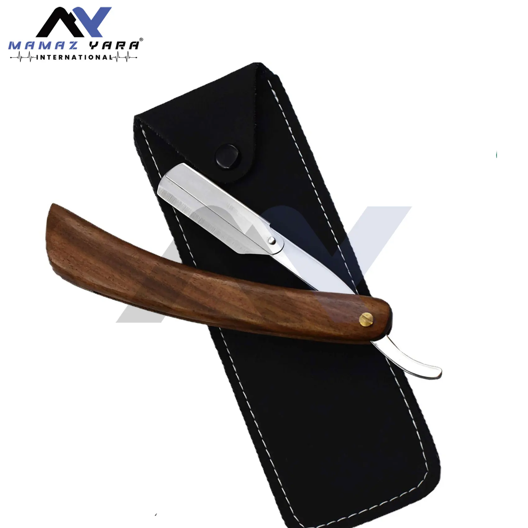 Straight Edge Barber Razor Close Shave Professional Barber Razor Men Straight Razor navajas de barber by MAMAZ YARA