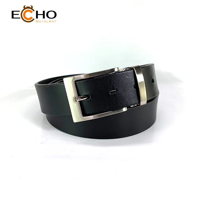 Classical 35mm pin buckle with nickel finish for office