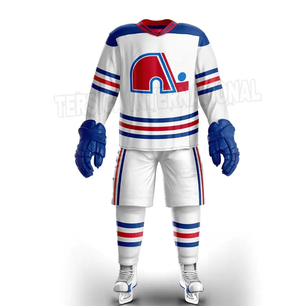High Quality Polyester  Men Ice Hockey Uniforms Unisex New Custom Men Ice Hockey Uniforms For Online Sale