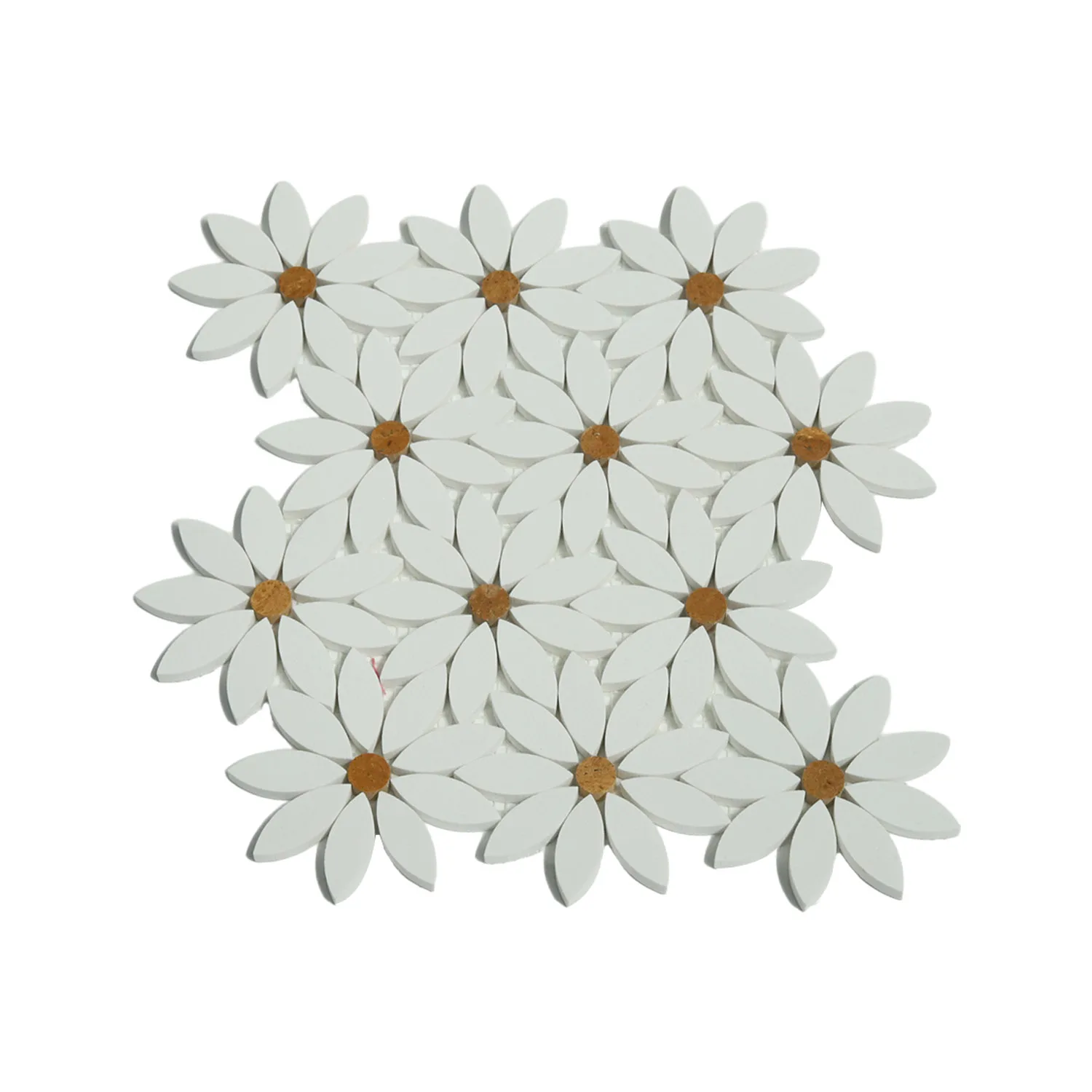 JK Mosaic High Quality Natural Mosaico Marmo Honeycomb Hexagon Marble Stone Mosaic Tile For Wall & Floor