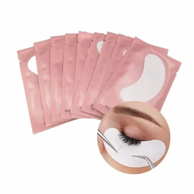 Pink Hydrogel lint free Thick Lamination Medical tape Eyelash pads  for Eyelash extensions