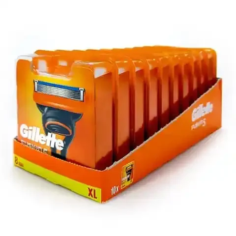 Gillette Razor Fusion Proglide 5pcs/pack 4packs/box 5boxes/case for Face Body Bikini Underarm Vietnam Wholesale