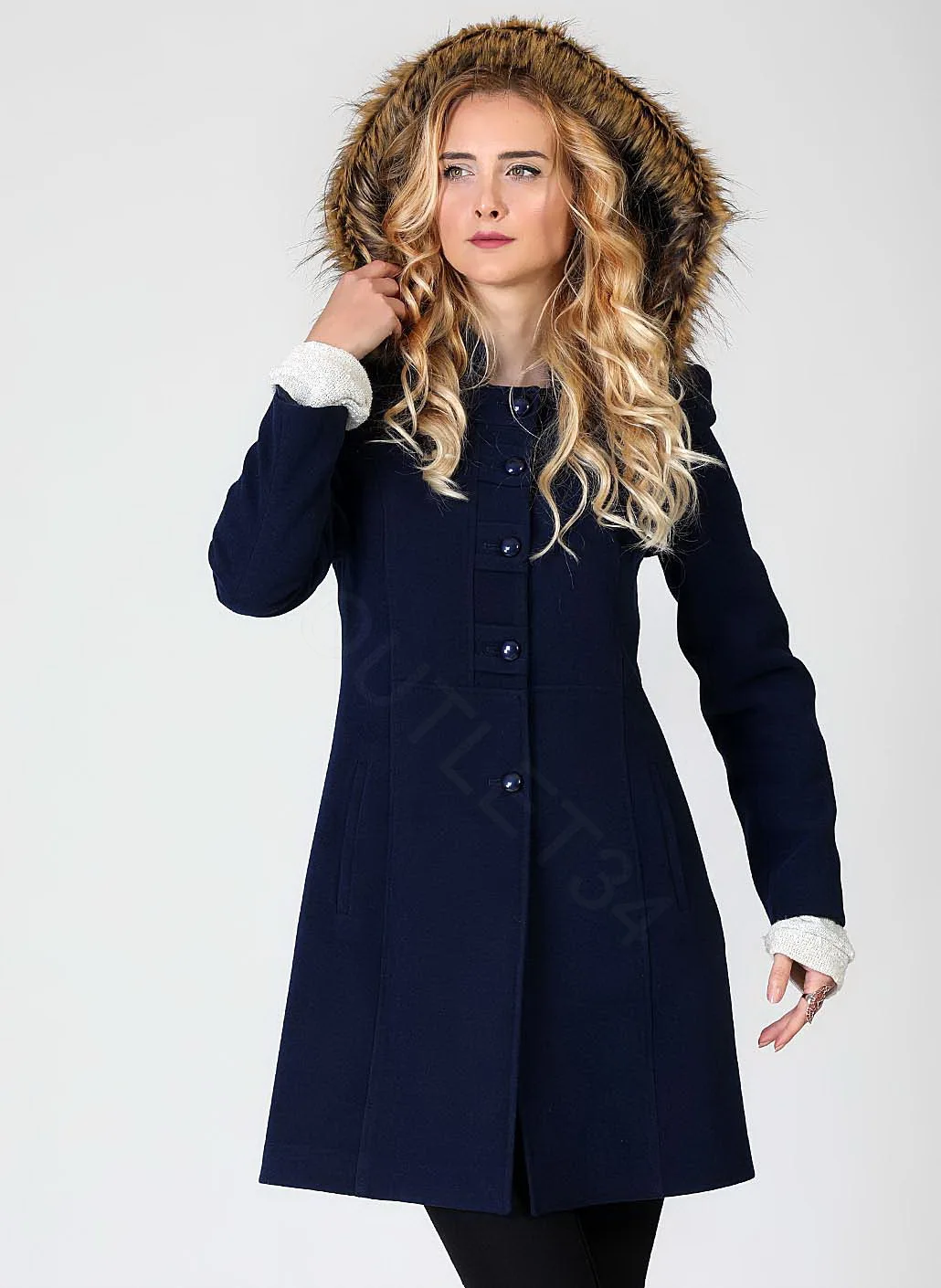 Latest Fashion Winter Long Style Women Granular Wool Coat Long Jackets Clothing Leather Hat agile supply chains