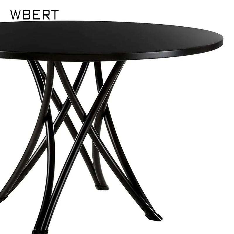 WBERT New Chinese Solid Wood Dining Table 1.3m Home Furniture for Ten People Elegant Table Chair Combination for Dining Room