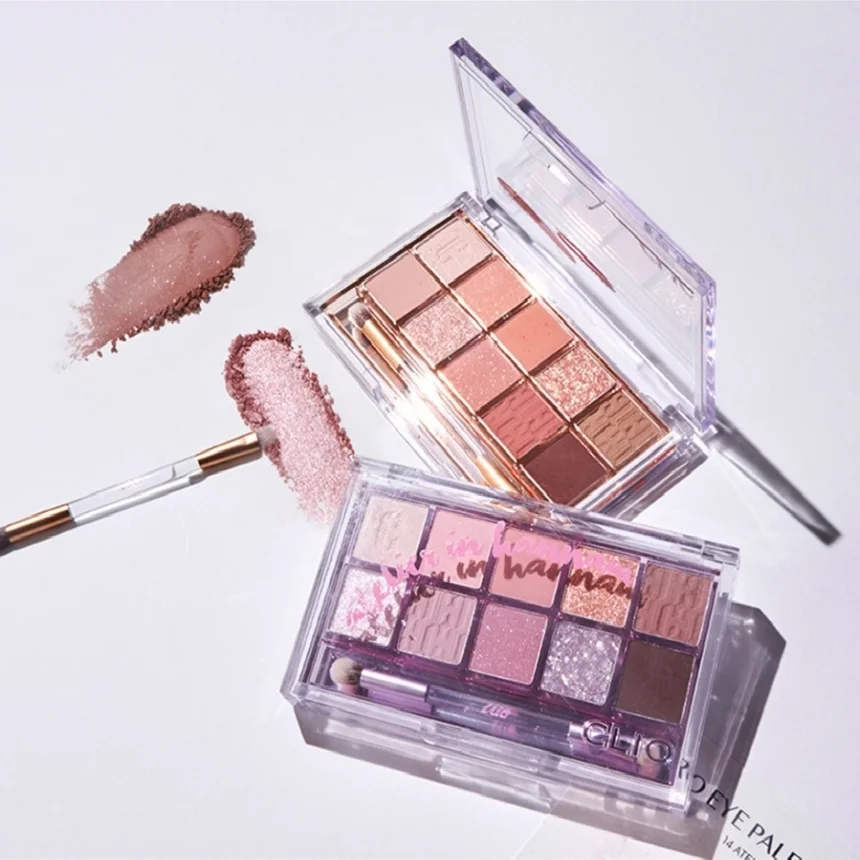 Корейская косметика Палетка теней для век CLIO Pro матовые мерцающие тени блестящий макияж глаз