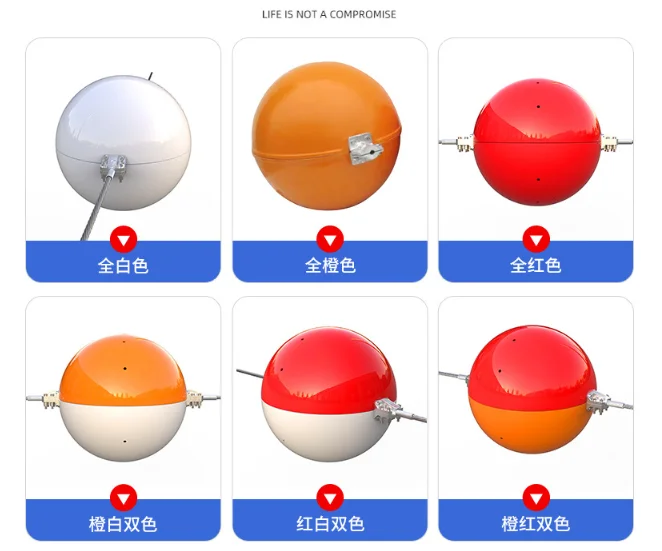 Aerial Marker Balls for Power Lines Spik High Power Red For Earth Wire Line Warning Sphere /aerial marker ball light