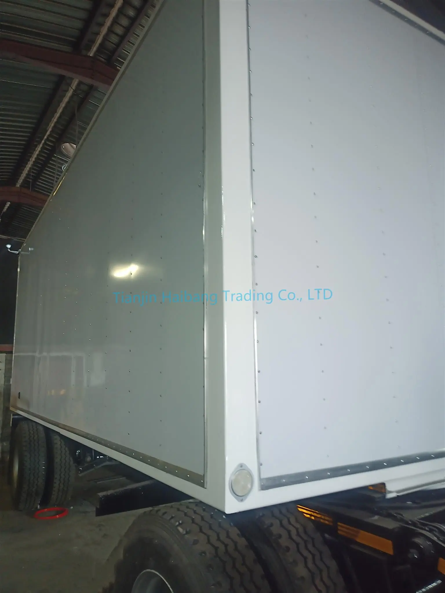 Factory direct sale preferential price 2 axle full trailer