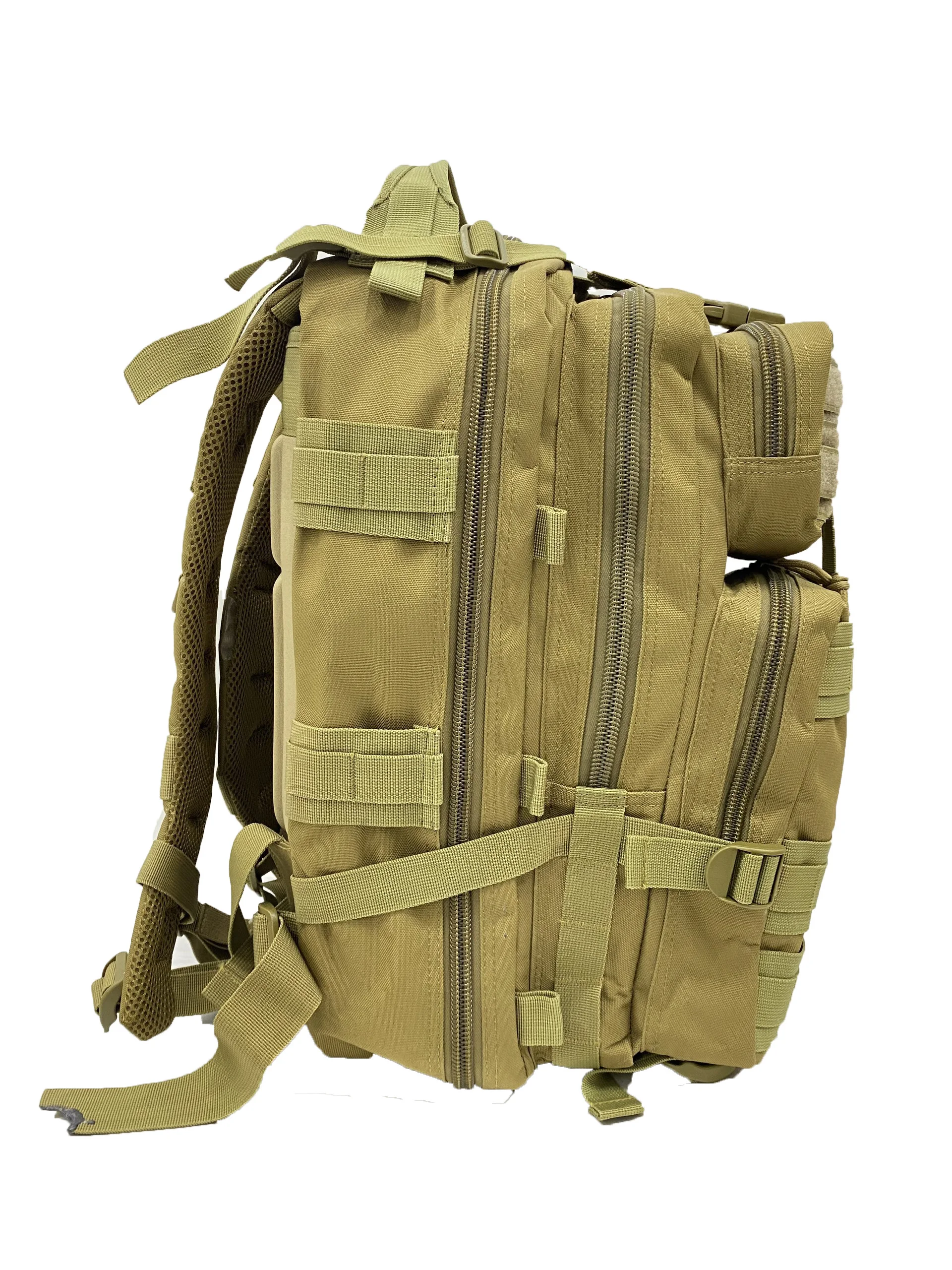 2022 Tactical Backpack 24L Large Capacity Assault Rucksack Camouflage Mountaineering Travel Black Tactical Backpack