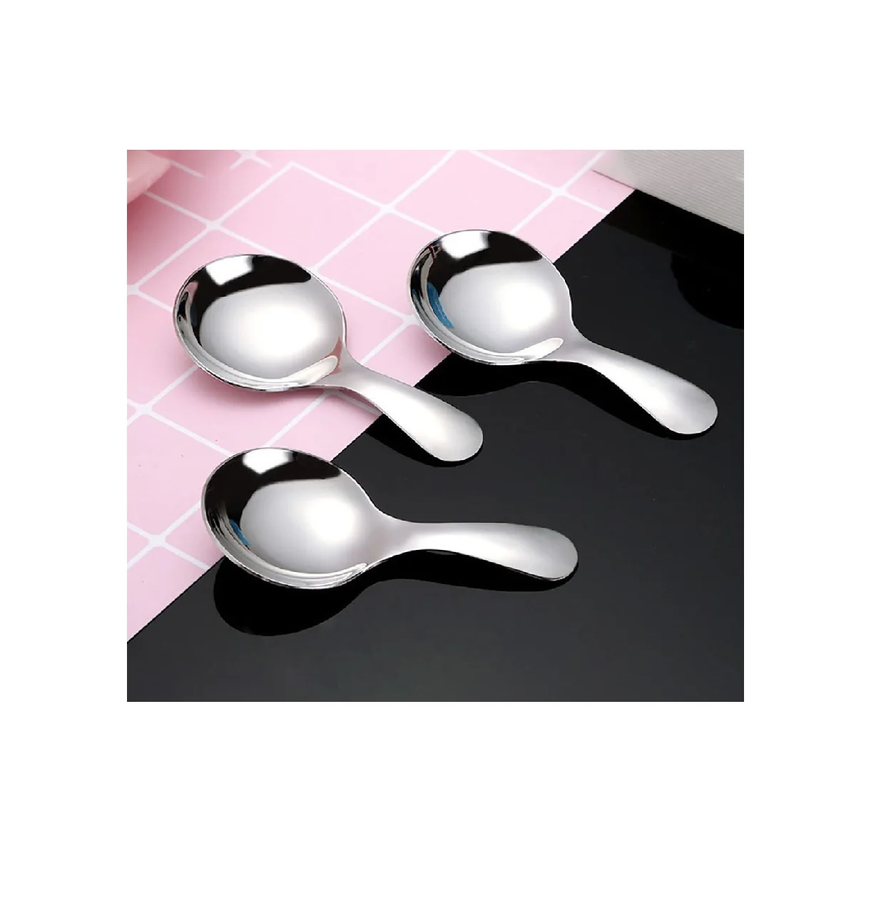 Stainless steel soup spoon Cookware Factory Wholesale Stainless steel Soup Spoon customized size and sale