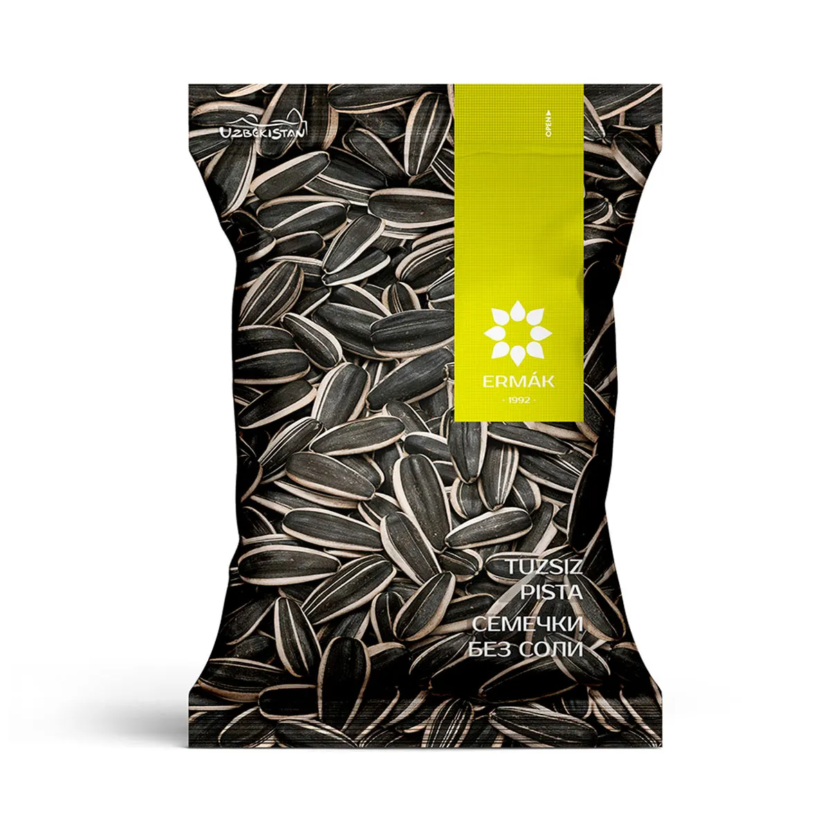 Organic pure sunflower seeds 80g black without salt quality food product low price