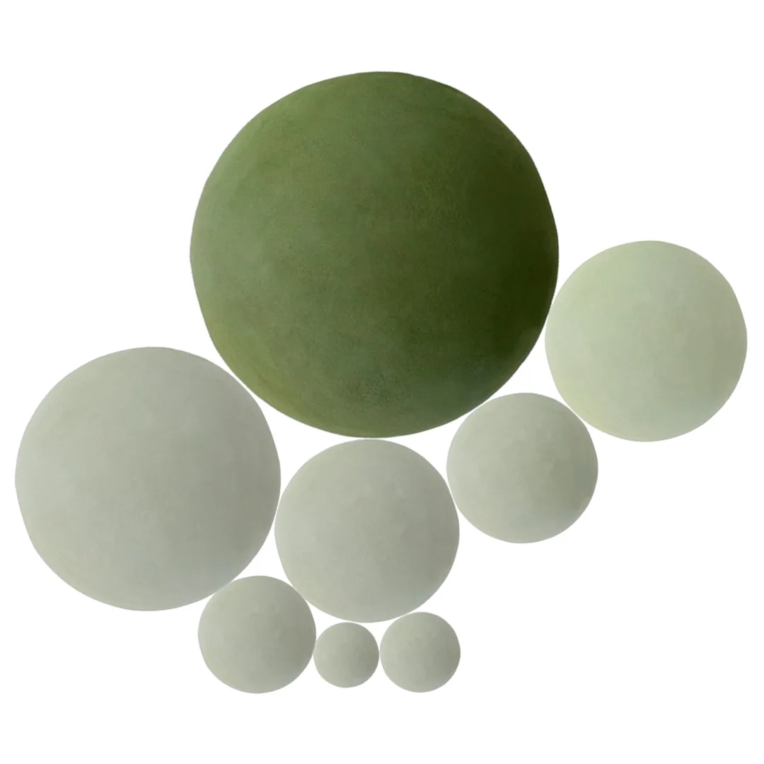 Самая дешевая цена, премиальная распродажа, влажная Сфера, Цветочная пена в армейском зеленом цвете для вечеринки, свежая Цветочная композиция, украшение