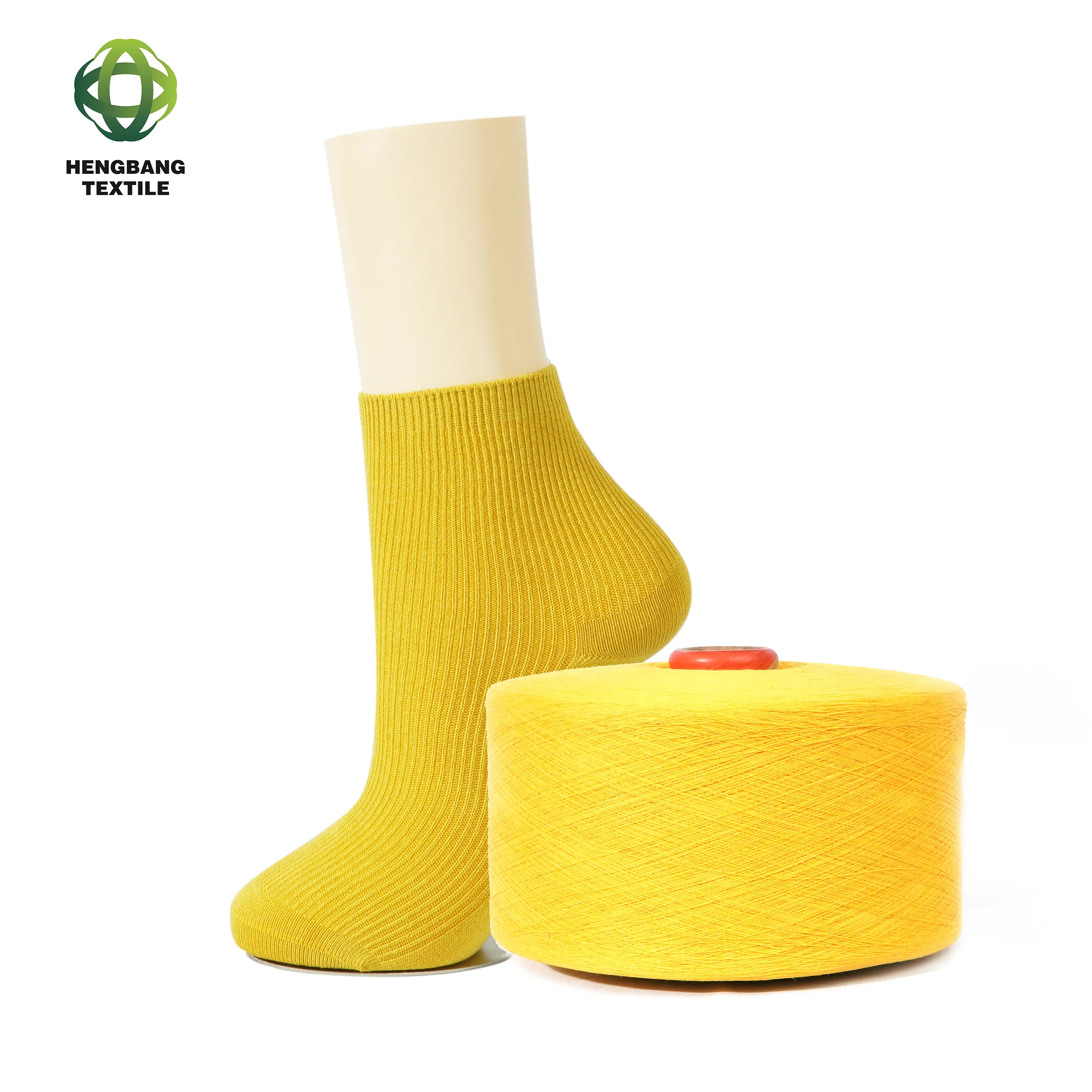 Pattern bleached feature multi recycled color function style knitting yarn HENGBANG from Vietnam with Ne 6/1