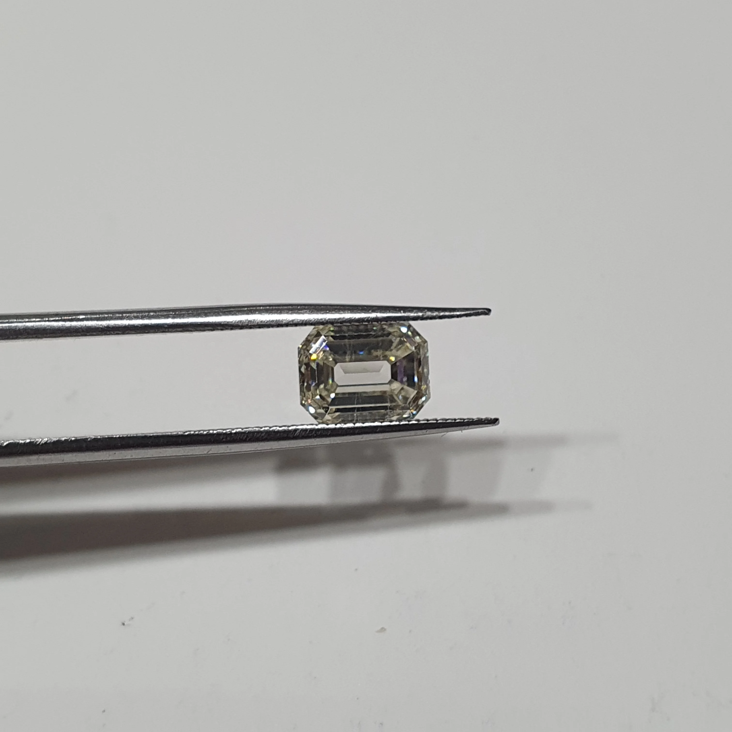 1.5 Carat Natural Loose Diamond Emerald Cut Octagon 7.45*5.54-3.62mm SI1 Clarity H/I Color Clean for Setting