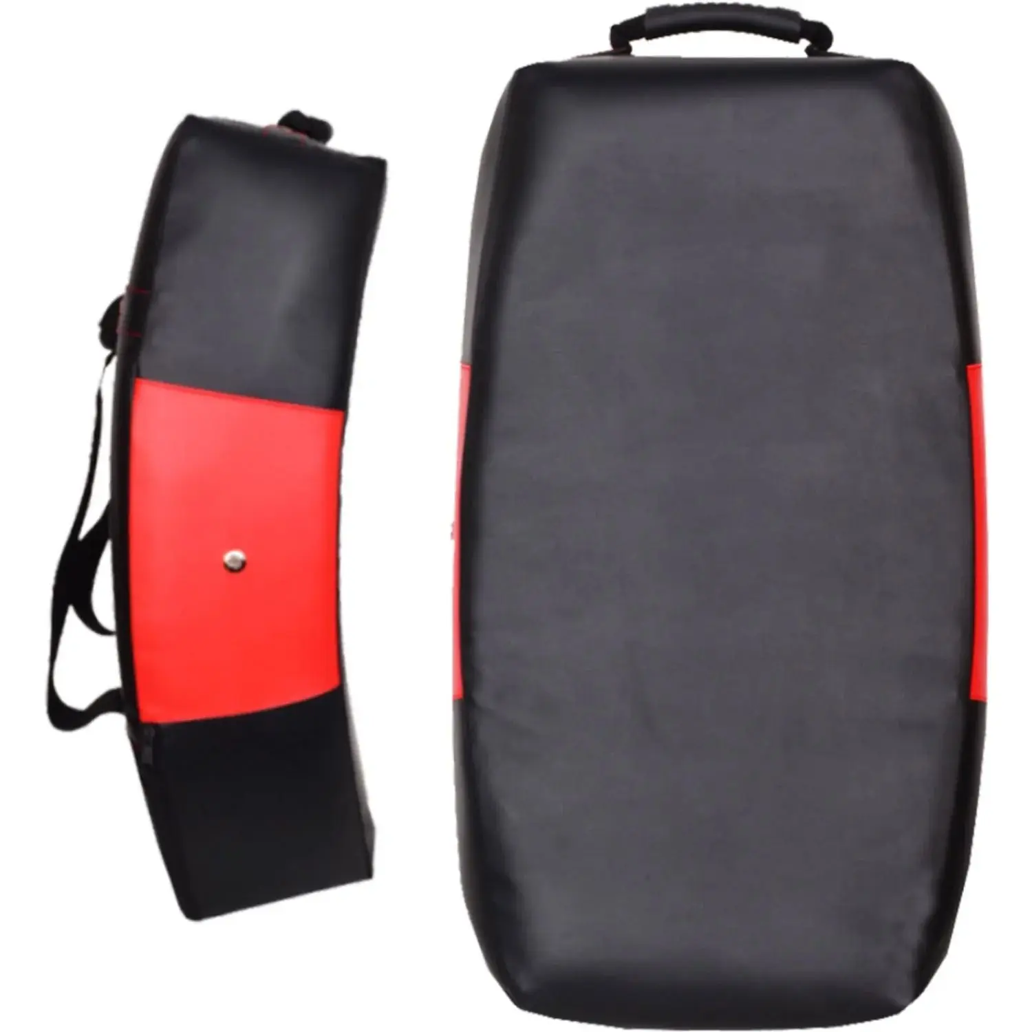 Custom High Quality Black+Red Jumbo Curved Strike Shield