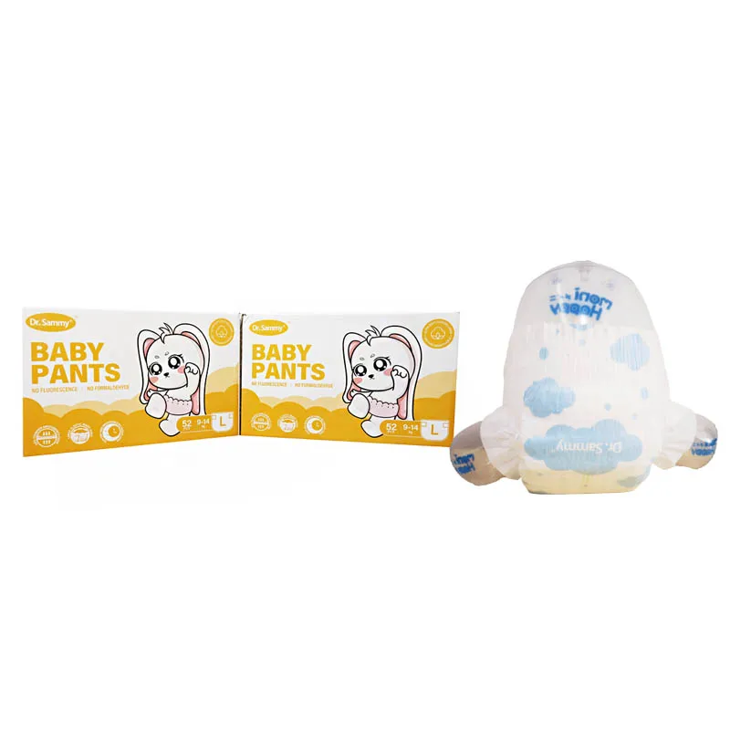Soft and caring  Dr.sammy baby diaper Side Snaps anti-leakage guard Customized disposable Toddler Potty Training Pull UP Pants