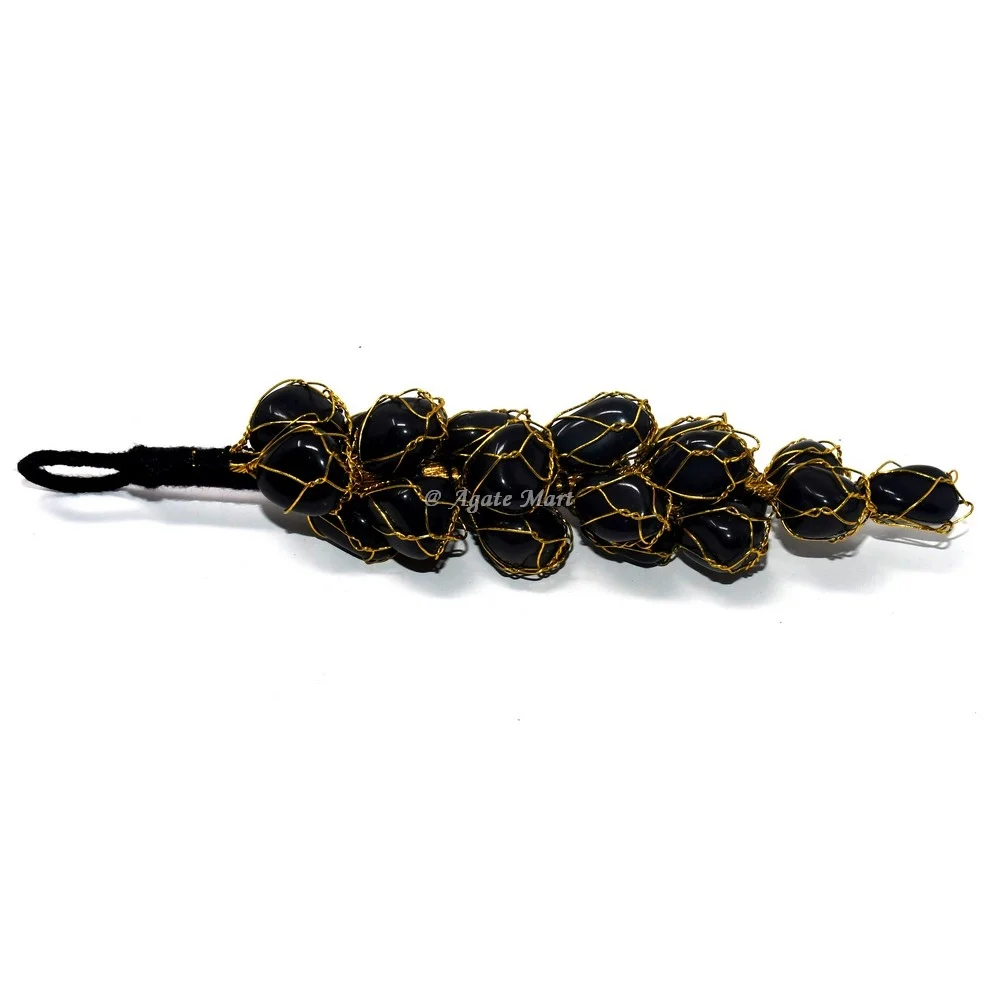 Wholesale Gifts and Crafts Car home decor hanging Semi-Precious Stone Crafts Healing Crystals Assorted Stones Wall Hanging