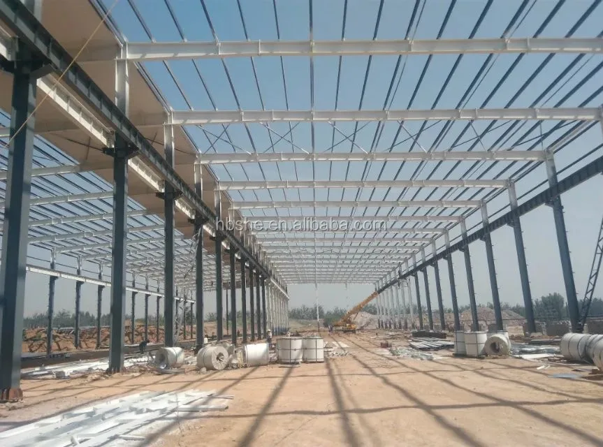 Galvanized Metal Frame Structure Prefabricated Warehouse steel Structure building